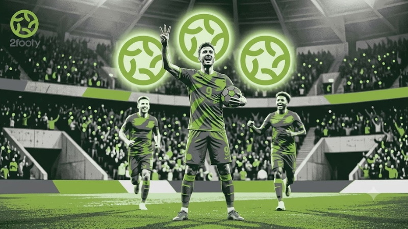 Biểu tượng ăn mừng  khi đạt cú Hattrick trong 1 trân đấu 
