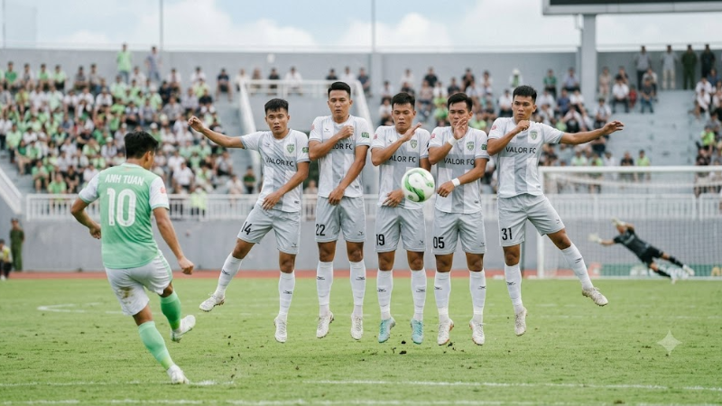 vi phạm liên quan đến hàng rào đá phạt